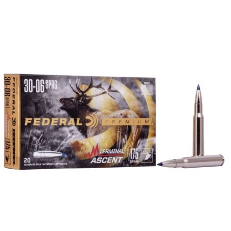 Naboji .30-06 11,3g /175gr (Nickel case) Terminal Ascent FEDERAL (20)