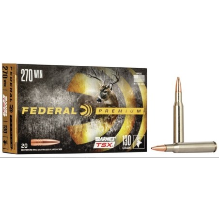 Naboji .270 Win Vital Shok 8,42g/130gr Triple Shok X, Federal (20)