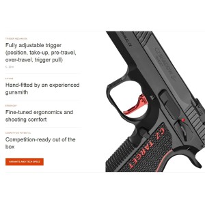 Pištola CZ Shadow 2 Target 5" 9x19