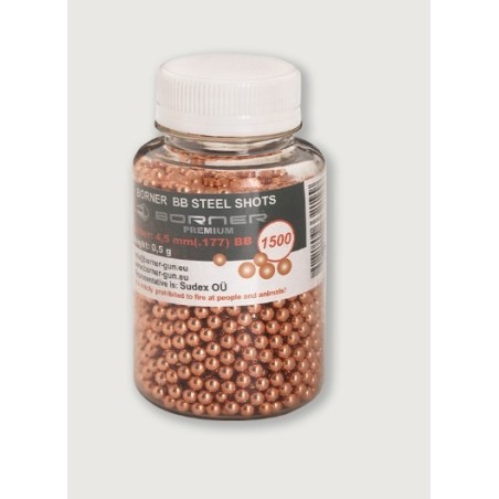 Borner BBs Premium Gold cal. 4,5mm (1500)