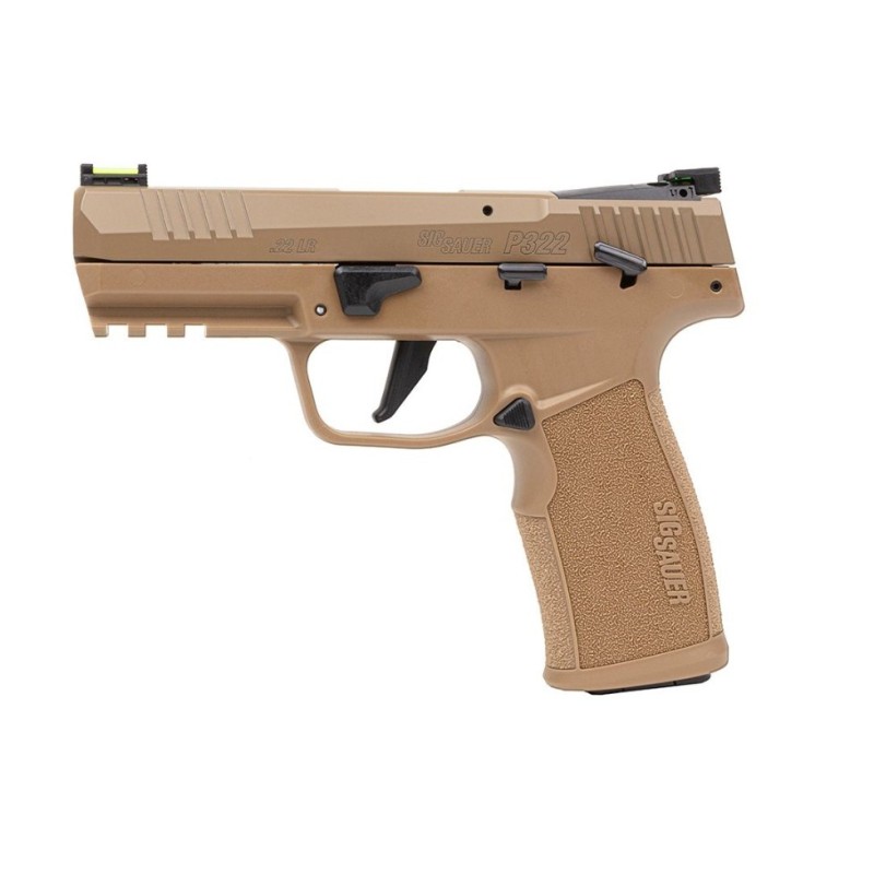 Pištola P322 .22lr Coyote TAC PAC,  Sig Sauer (tok + 3nab)