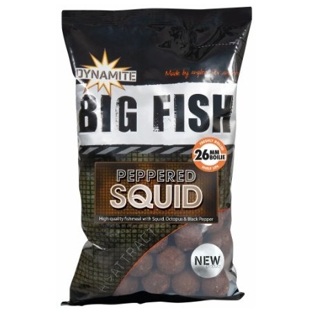 Boili Peppered Squid 1kg 26mm (ligenj, poper), Dynamite Baits