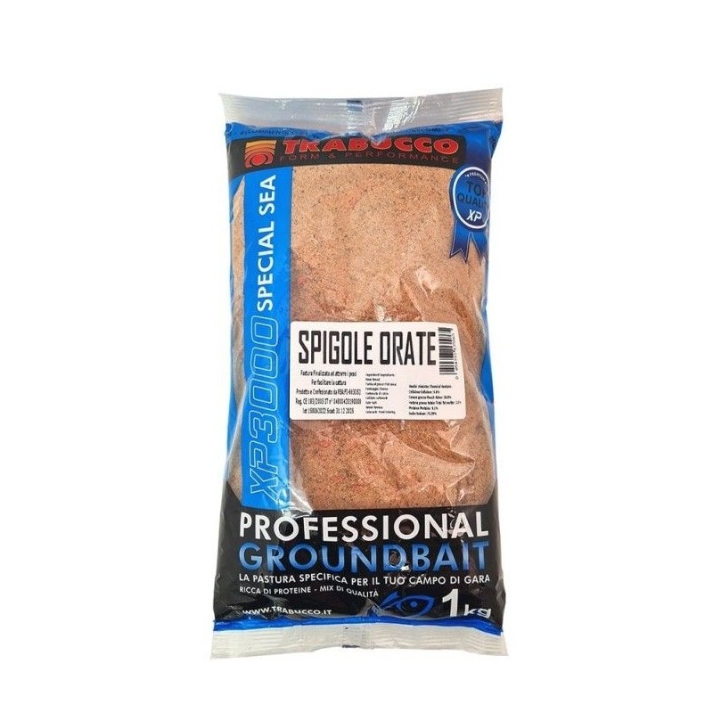Hrana Trabucco Groundbait PASTURA XP SPECIAL SEA SPIGOLE & ORATE 1kg