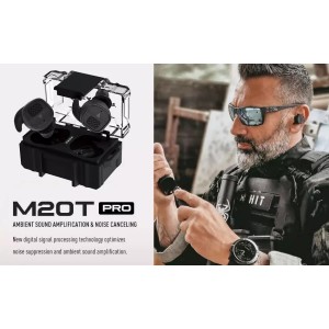 Čepki Aktivni M20T PRO Črni, Earmor