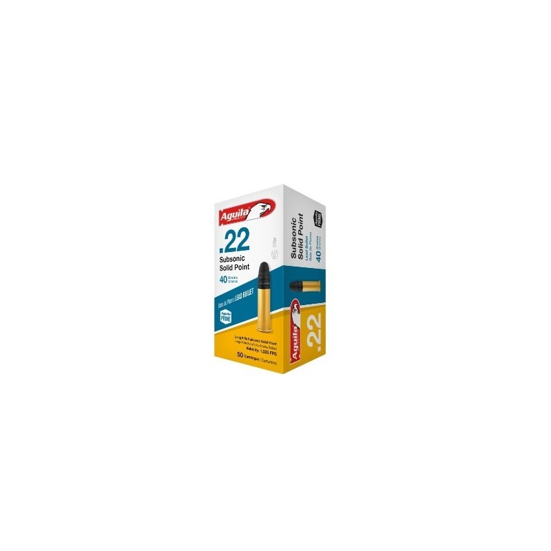 Naboji .22 LR Subsonic SP 2,59g /40gr Aguila (50)