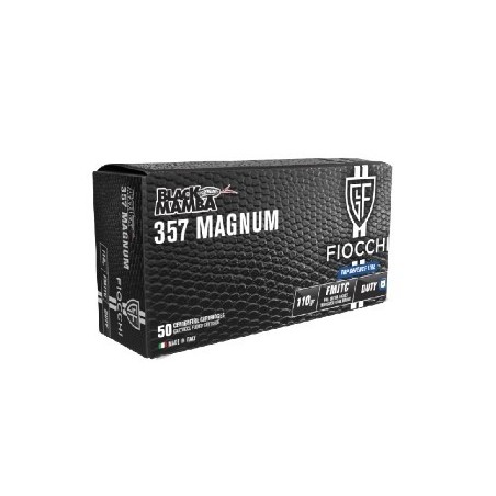 Naboji Fiocchi .357 Magnum FMJTC Black Mamba 7,1g/110gr (50)