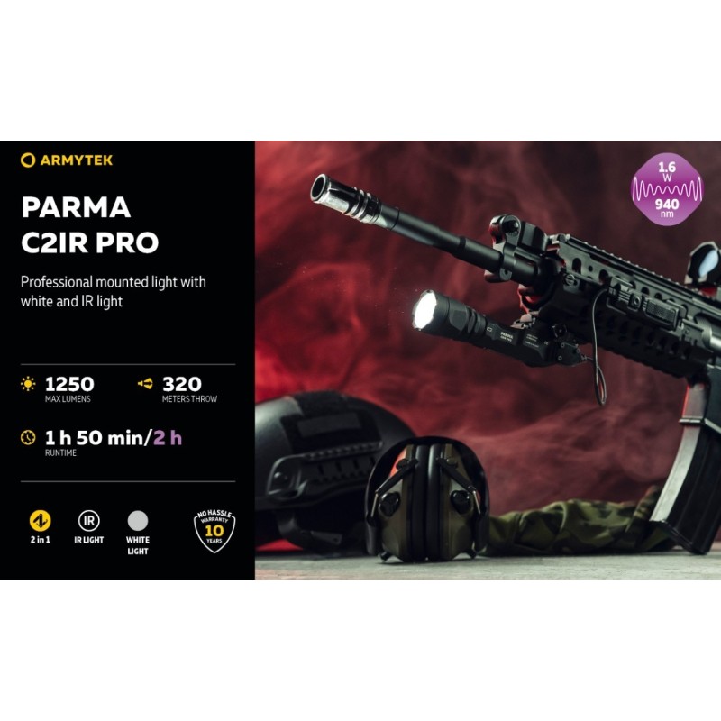 Svetilka Parma C2 IR PRO, Armytec