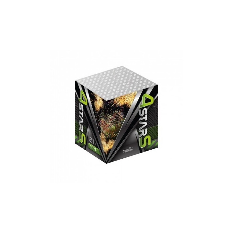 Baterija Ognjemetna 4 Stars green 21s  nem(gr):200