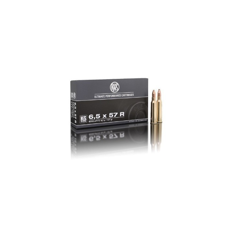 NABOJI 6,5X57 R RWS KS 8,2g