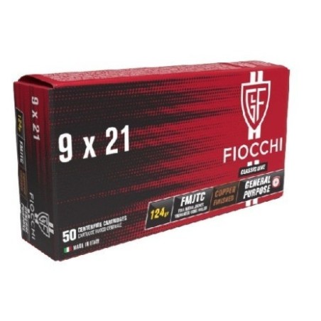 Naboji Fiocchi 9x21 FMJTC 8g/124gr (50)