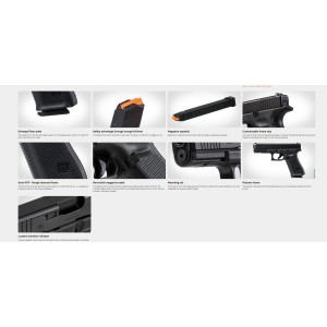 Pištola Glock 17 Gen.5, 9x19 MOS FS