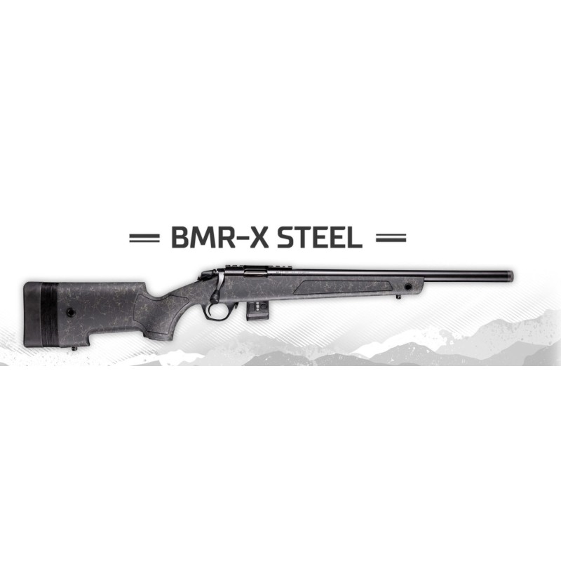 Puška BMR X Steel 17HMR 20" WO, Bergara