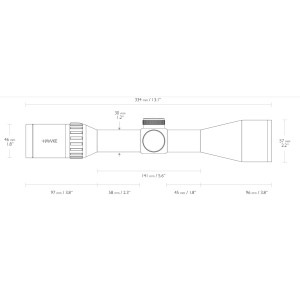 Daljnogled Hawke ENDURANCE 2,5-10x50 IR SF LR FD