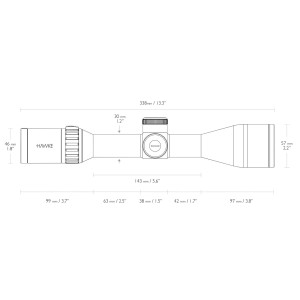 Daljnogled Hawke ENDURANCE 3-18x50 IR SF LR2 FD