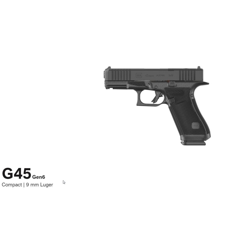 Pištola Glock 45 gen.6, kal. 9x19