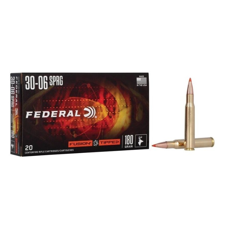 Naboji .30-06 Sprg. 11,7g / 180gr SP Fusion Tipped Federal