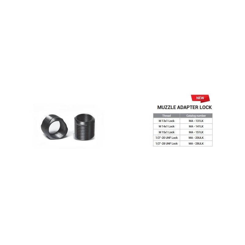 Adapter LOCK M15x1, Hush-Tac
