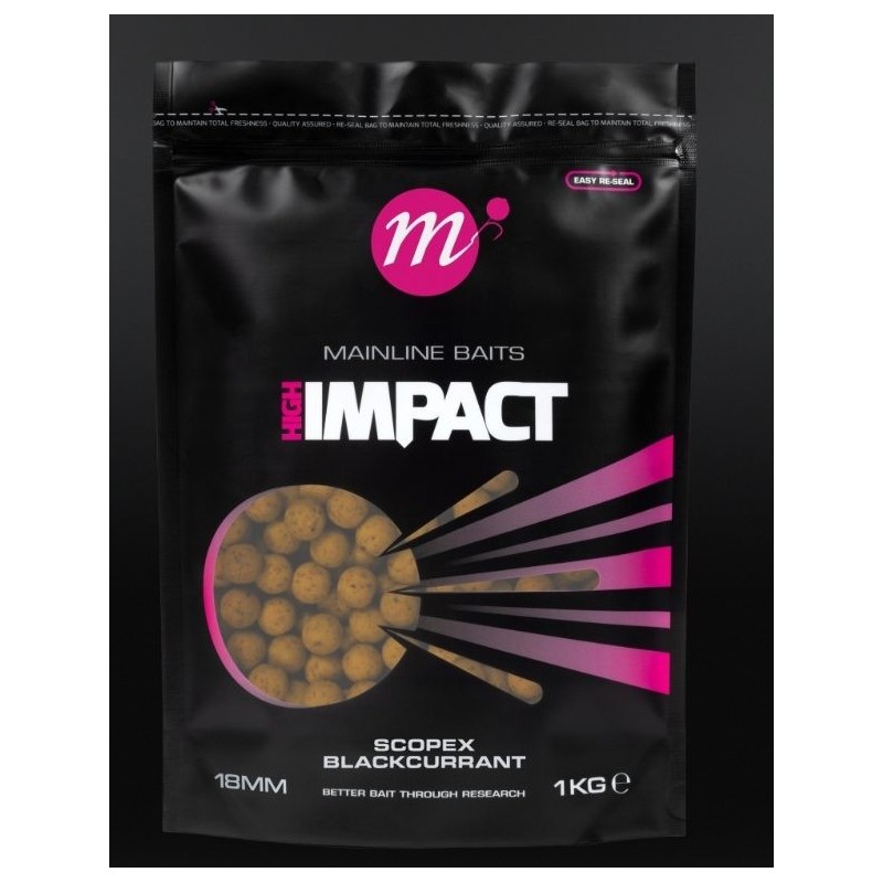 Boili Mainline Hi Impact Scopex Blackcurrant 20mm 1kg