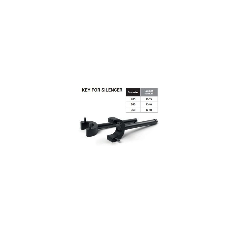 Ključ za razstavljanje dušilca FI40mm, Hush-Tac