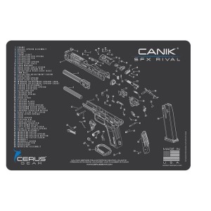 Podloga za pištolo Canik Rival Schematic Gray