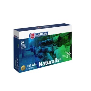 Naboji .243 Win Naturalis 5,8g /90gr, Lapua (20)
