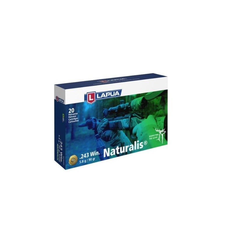 Naboji .243 Win Naturalis 5,8g /90gr, Lapua (20)