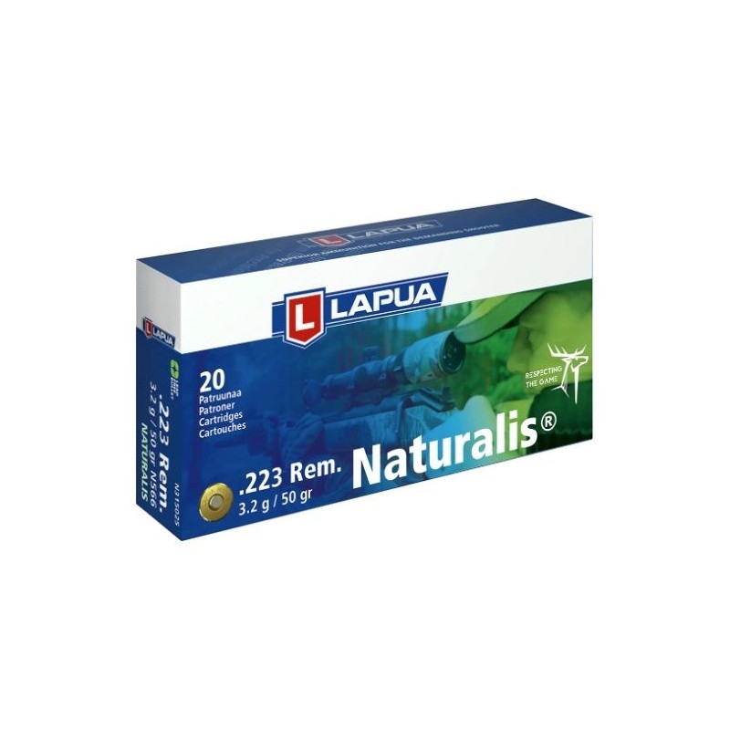 Naboji .223 Rem Naturalis 3,2g /50gr, Lapua (20)
