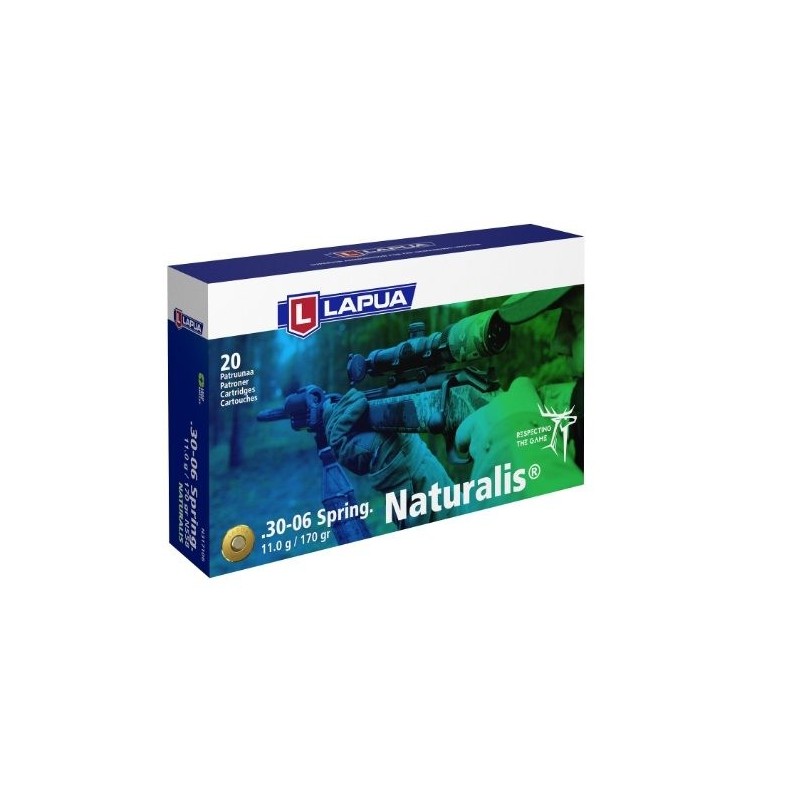 Naboji .30-06 Naturalis 11g /170gr, Lapua (20)