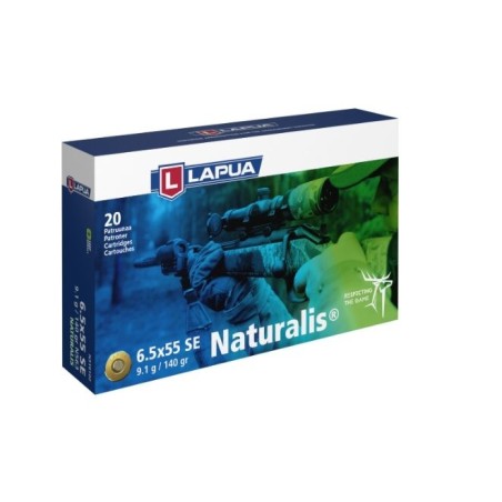 Naboji 6,5x55 Naturalis 9,1g /140gr, Lapua (20)