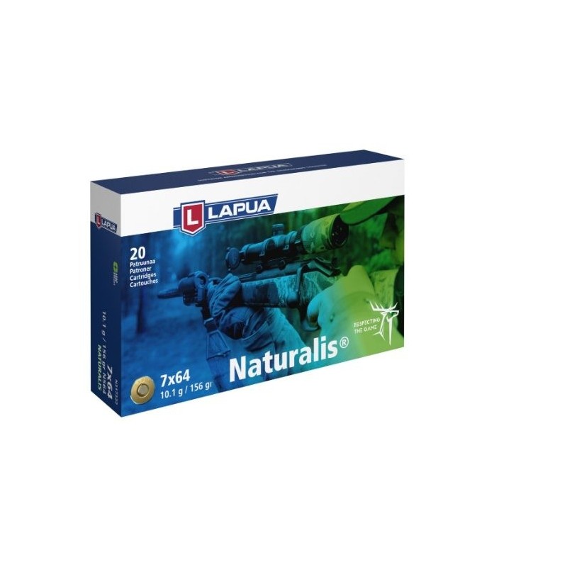 Naboji 7x64 Naturalis 10,1g /156gr, Lapua (20)