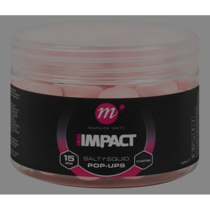 Pop-up Hi Impact Salty Squid - 15mm Pop Up
