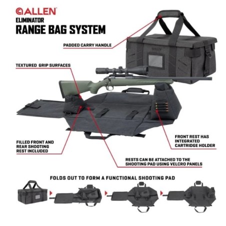 Torba Strelska Range Bag & Portable Shooting Rest System Allen