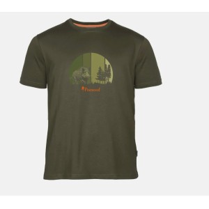 Maja T-Shirt Pinewood Wild Boar Zelena