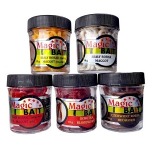 Vaba črvi umetni Magic bait- rumeni