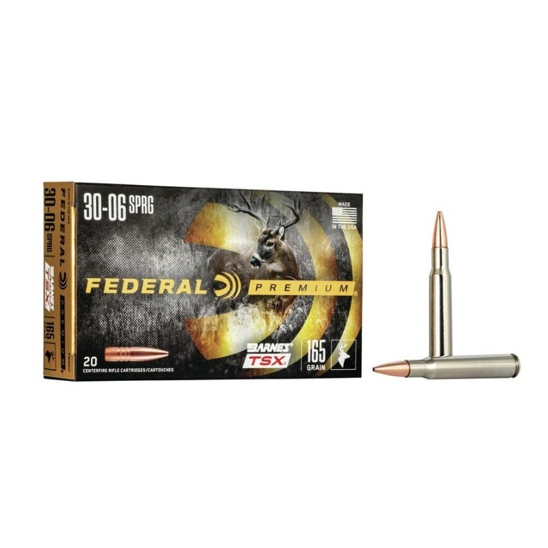 Naboji .30-06 Vital Shok 10,7g /165gr Barnes Tripe Shok FEDERAL (20)