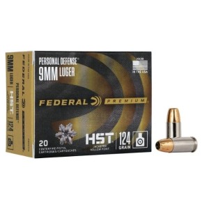Naboji 9x19 Personal Defence 8g / 124gr HST JHP Federal (20)