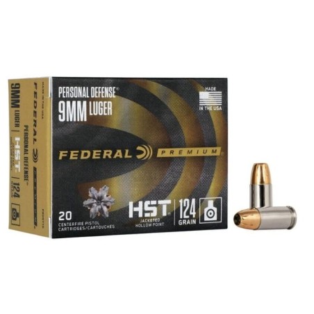 Naboji 9x19 Personal Defence 8g / 124gr HST JHP Federal (20)
