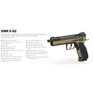 Pištola KMR S-02 OR SR 5,5" .22 lr