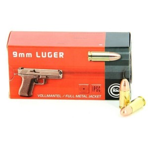 Naboji 9mm Luger FMJ (9x19) Geco 8,0g  (50)