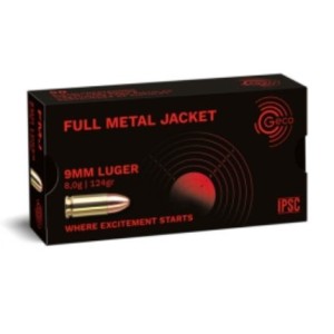 Naboji 9mm Luger FMJ (9x19) Geco 8,0g  (50)