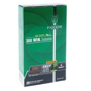 Naboji Fiocchi .308 win Subsonic ZP RNCP 200gr (20)