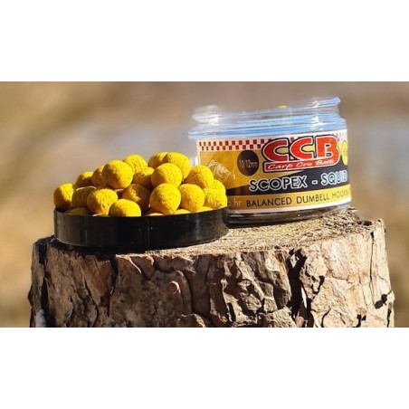 Balansirani Dumbell Hookbaits 10/12mm- Scopex-Squid 150ml