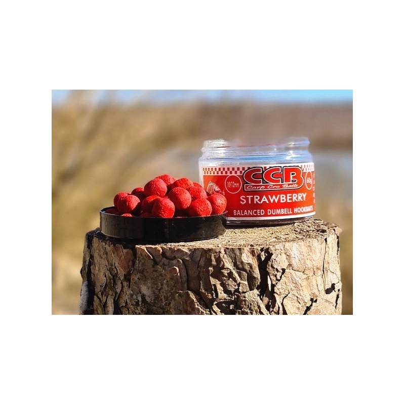 Balansirani Dumbell Hookbaits 10/12mm- Strawberry 150ml