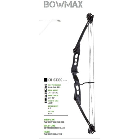Lok Compound 55lb Black Bowmax