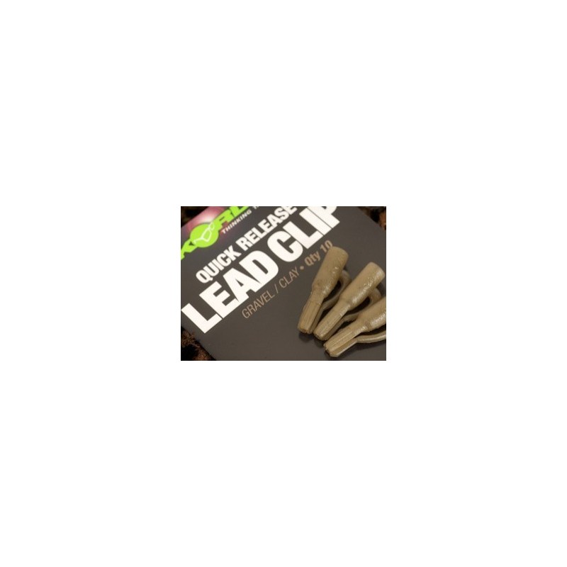Lead Clip Quick Release - 10 pcs. weed/silt