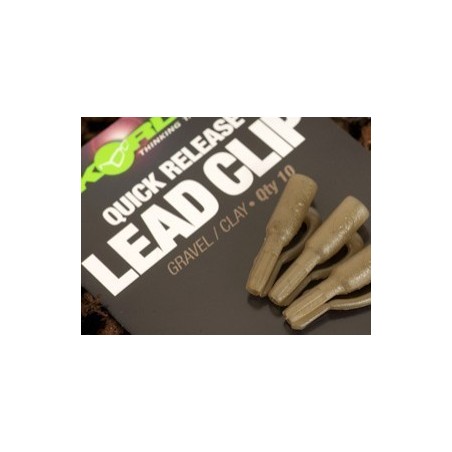 Lead Clip Quick Release - 10 pcs. weed/silt