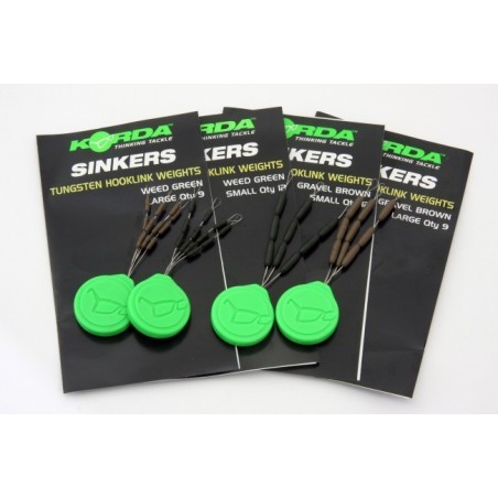 Sinkers Tungsten Medium WeedyGreen   