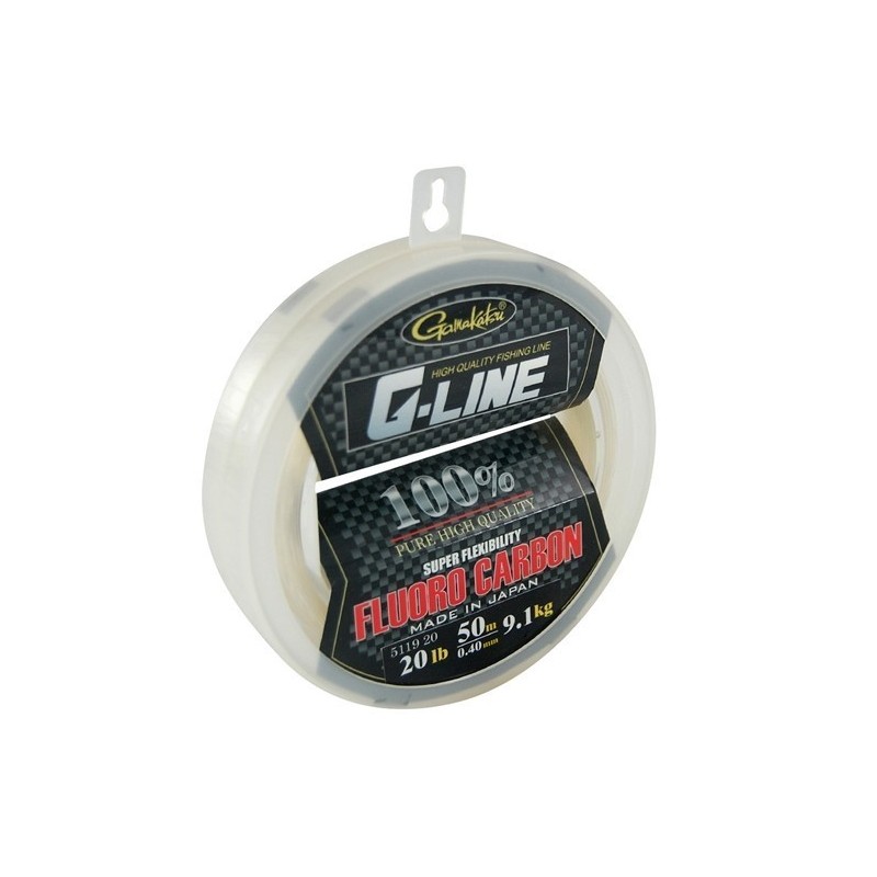 Laks G-Line Fluorocarbon 30 lb, 0,55mm 50m
