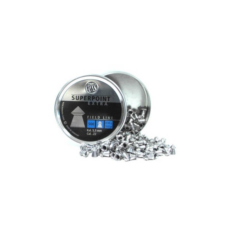 Diabolo 5,5mm RWS Superpoint extra 500kos