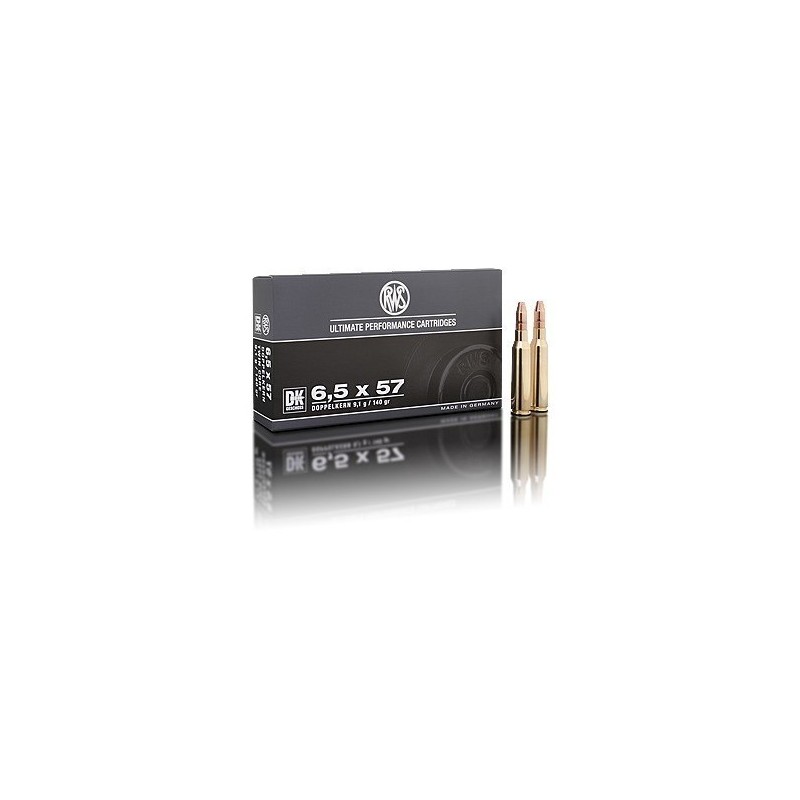 Naboji rws 6.5x57 DK 9.1g